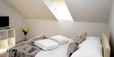 Krevet ili kreveti u jedinici u objektu Villa M - Your business & holiday apartment in Sibenik