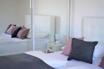 Krevet ili kreveti u jedinici u objektu Villa M - Your business & holiday apartment in Sibenik