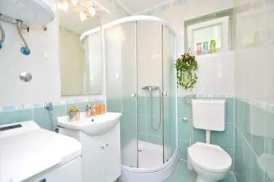 Kupaonica u objektu Apartment Vinea-parking included