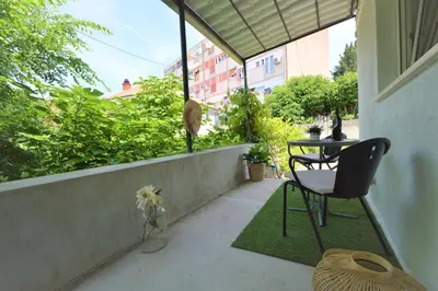 Balkon ili terasa u objektu Apartment Vinea-parking included