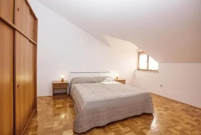 Krevet ili kreveti u jedinici u objektu Apartments by the sea Brodarica, Sibenik - 13615