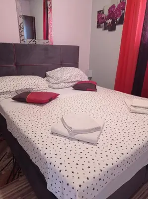 Krevet ili kreveti u jedinici u objektu Panorama Apartments