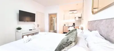 Krevet ili kreveti u jedinici u objektu Apartments Antonio