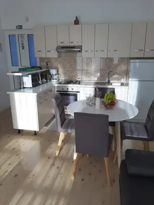 Kuhinja ili čajna kuhinja u objektu Sunshine Apartment Sovlje