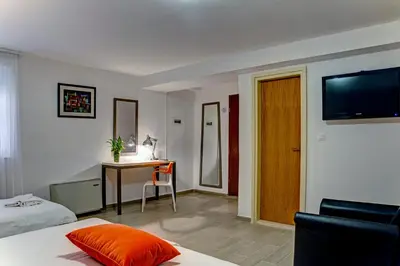 Krevet ili kreveti u jedinici u objektu Hotel Skradinski Buk