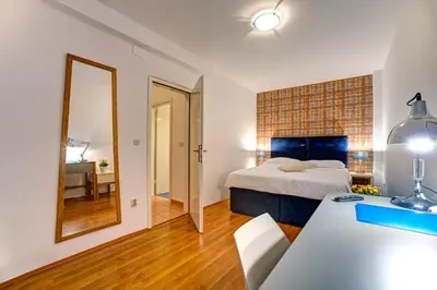 Krevet ili kreveti u jedinici u objektu Hotel Skradinski Buk