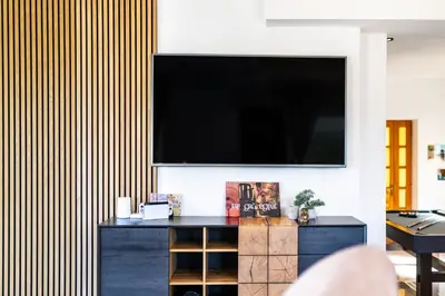 TV i/ili zabavni centar u objektu Villa Plenča - heated pool