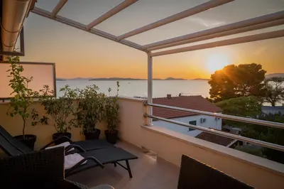 Balkon ili terasa u objektu Beach Apartments Marijana