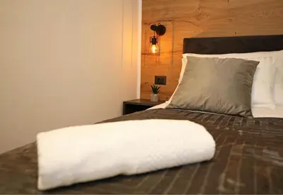 Krevet ili kreveti u jedinici u objektu Apartmani Krka Rooms