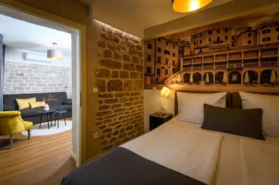 Krevet ili kreveti u jedinici u objektu Fenice Palace