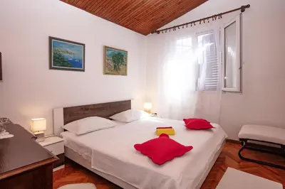 Krevet ili kreveti u jedinici u objektu Apartments by the sea Stupin Celine, Rogoznica - 4264