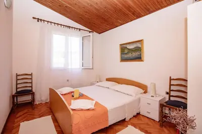 Krevet ili kreveti u jedinici u objektu Apartments by the sea Stupin Celine, Rogoznica - 4264