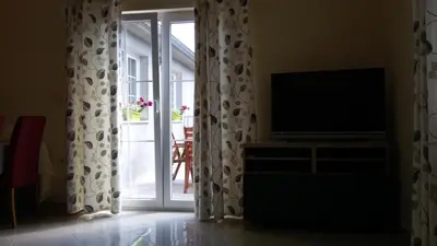 TV i/ili zabavni centar u objektu Apartman Viktorija