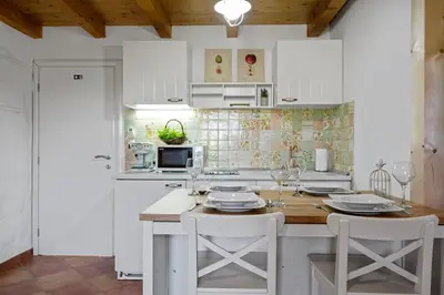 Kuhinja ili čajna kuhinja u objektu Kalpic Suites & Villa