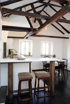 Kuhinja ili čajna kuhinja u objektu Swan Adriatic Apartment & Room