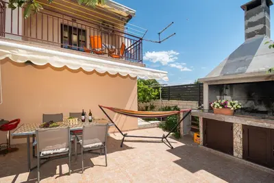 Balkon ili terasa u objektu Apartments Hrvatic