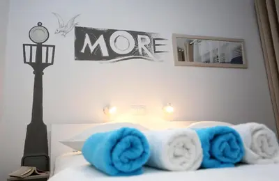 Krevet ili kreveti u jedinici u objektu Guesthouse Villa DomeNico