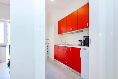 Kuhinja ili čajna kuhinja u objektu Apartment Lake Silence