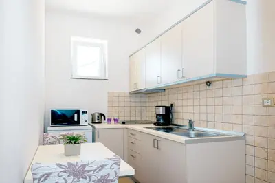 Kuhinja ili čajna kuhinja u objektu Apartment Lake Silence