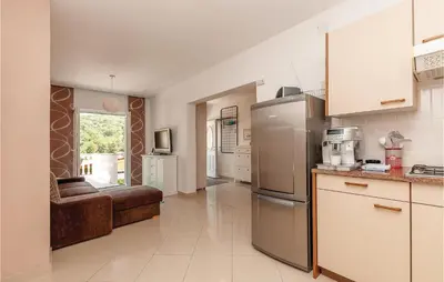 Kuhinja ili čajna kuhinja u objektu Two-Bedroom Apartment In Pirovac