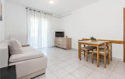 TV i/ili zabavni centar u objektu One-Bedroom Apartment In Jezera