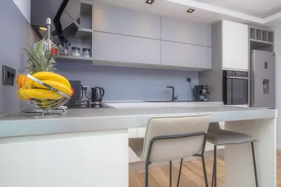 Kuhinja ili čajna kuhinja u objektu Apartment Gallery