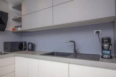 Kuhinja ili čajna kuhinja u objektu Apartment Gallery