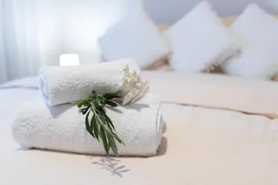 Krevet ili kreveti u jedinici u objektu Croatica Suites Brodarica