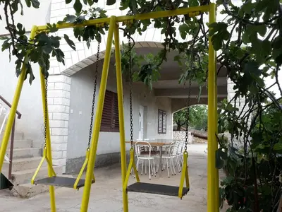 Popločani dio dvorišta ili vanjski dio objekta Apartments with parking space Grebastica, Sibenik - 13860