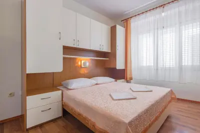 Krevet ili kreveti u jedinici u objektu Apartments Konta Vodice