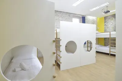 Krevet ili kreveti u jedinici u objektu Hostel Sv. Lovre