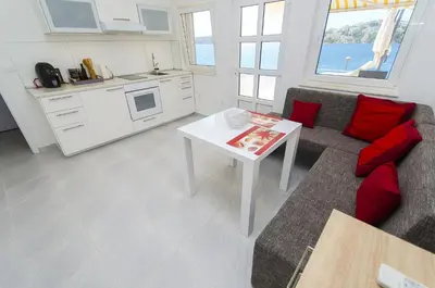 Kuhinja ili čajna kuhinja u objektu Apartment Mirjana