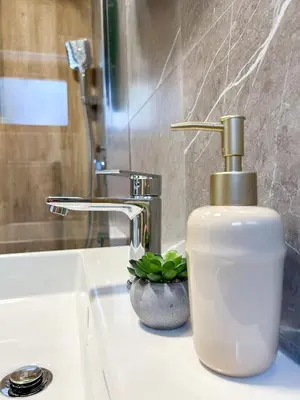 Kupaonica u objektu Apartments Sarađen
