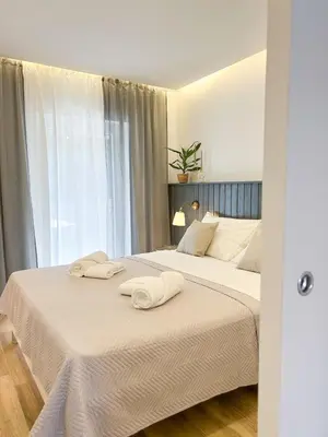 Krevet ili kreveti u jedinici u objektu Apartments Sarađen
