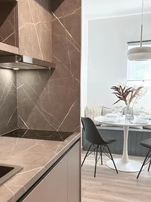 Kuhinja ili čajna kuhinja u objektu Apartments Sarađen