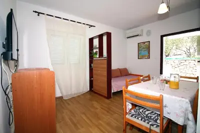 TV i/ili zabavni centar u objektu Apartmani Stanko