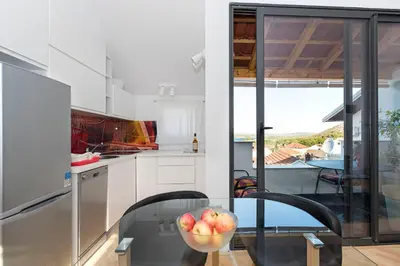 Kuhinja ili čajna kuhinja u objektu Apartman Kurika