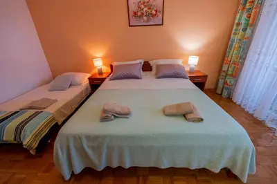Krevet ili kreveti u jedinici u objektu Apartmani-Finka