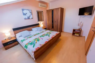 Krevet ili kreveti u jedinici u objektu Apartmani-Finka