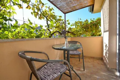 Balkon ili terasa u objektu Apartment Pia Murter