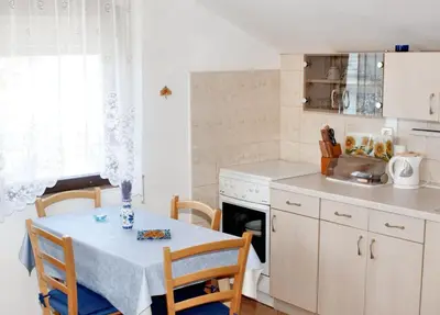 Kuhinja ili čajna kuhinja u objektu Sea View Apartment in Prvić Luka, 46m², Terrace