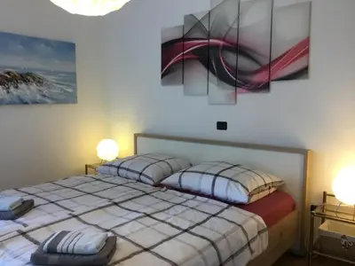 Krevet ili kreveti u jedinici u objektu Family-friendly apartments with swimming pool Dvornica - Rogoznica - 11470