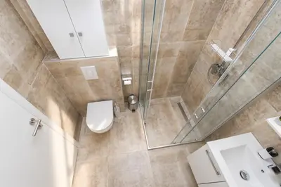 Kupaonica u objektu Central Park Suites