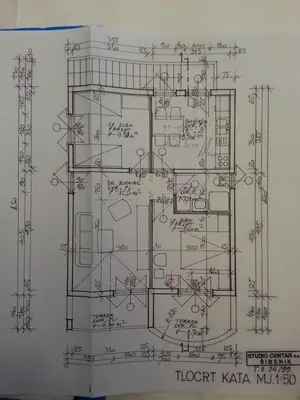 Tlocrt objekta Apartment Selak