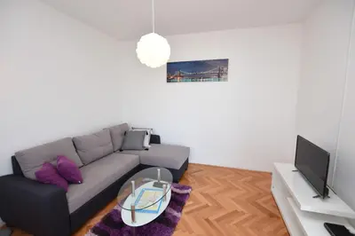 TV i/ili zabavni centar u objektu Apartments Guzela