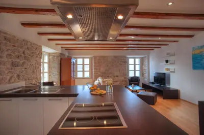 Kuhinja ili čajna kuhinja u objektu Casa Marina Apartments