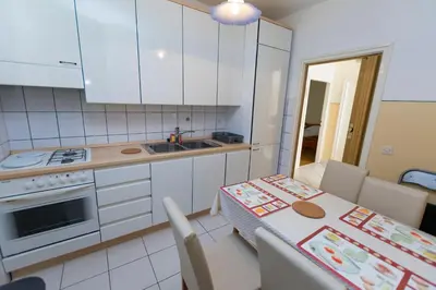 Kuhinja ili čajna kuhinja u objektu Apartment Hans