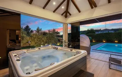 Tlocrt objekta Beautiful Home In Dubrava With Sauna
