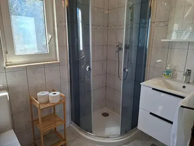 Kupaonica u objektu Apartments Mama