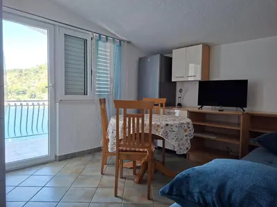 TV i/ili zabavni centar u objektu Apartments Mama